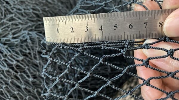 make the best cast net out of monofilament net in just one day